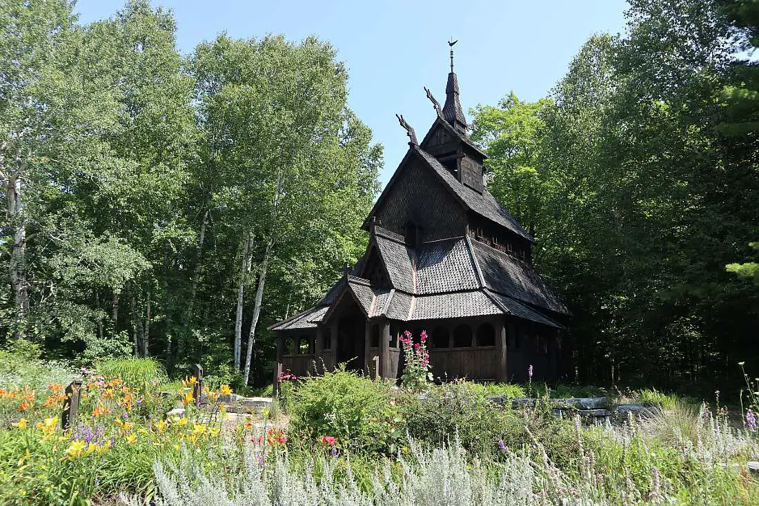 Visiting the Stavkirke is one of the best things to do on Washington Island