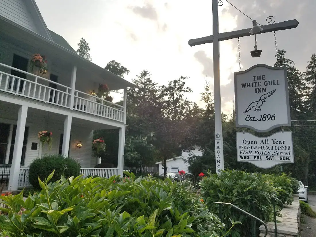 Going to a fish boil at the White Gull Inn is one of the most iconic things to do in Door County