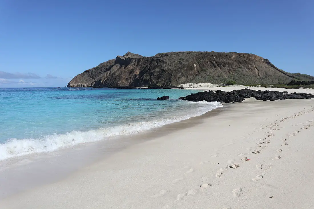 Cerro Brujo Beach is one of the most beautiful Galapagos Beaches