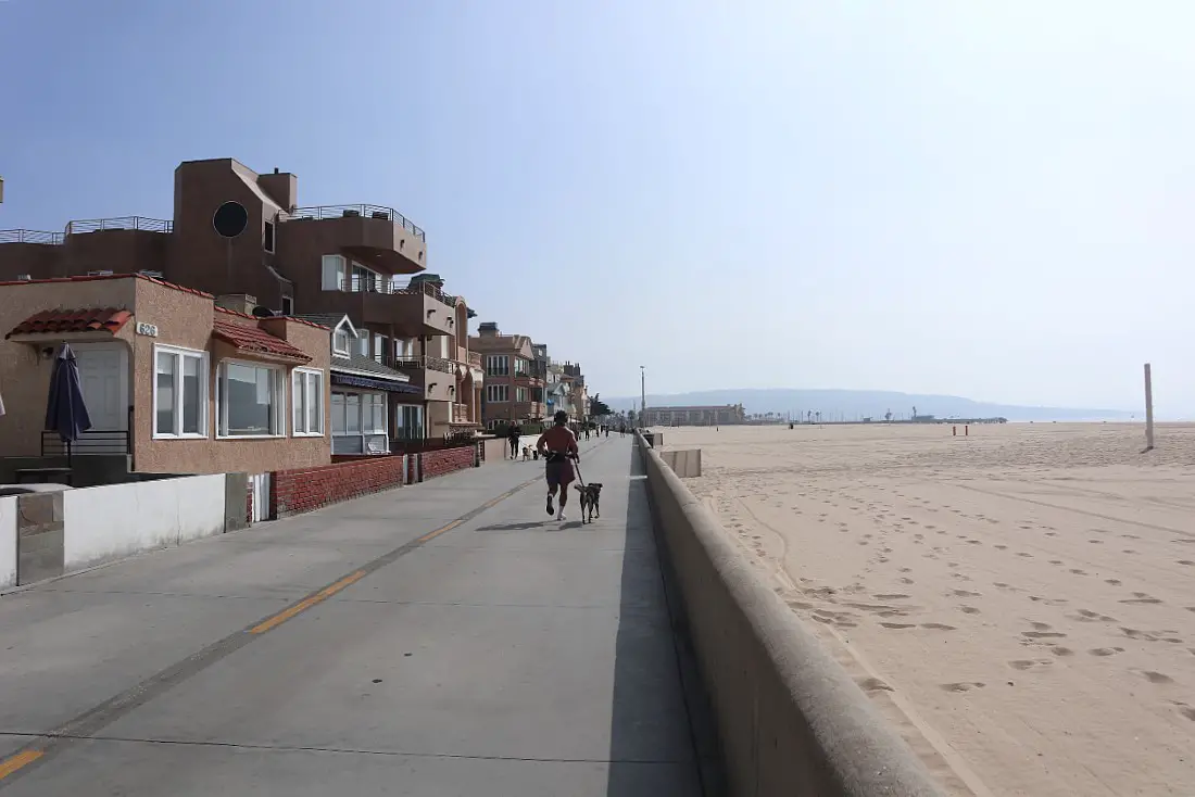 Bike or hike the Strand for one of the best things to do in the South Bay of LA