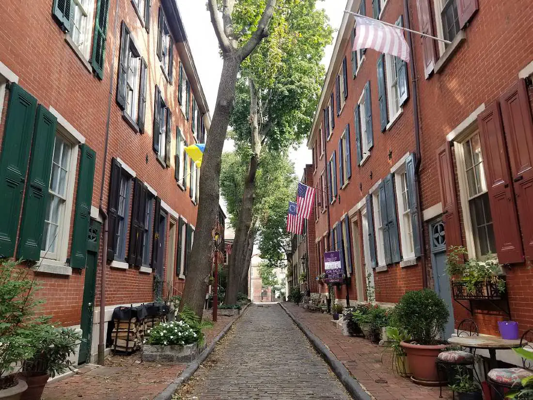 Philly historic street
