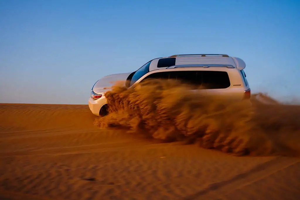 Go on a Desert Safari, one of the fun things to do in the UAE