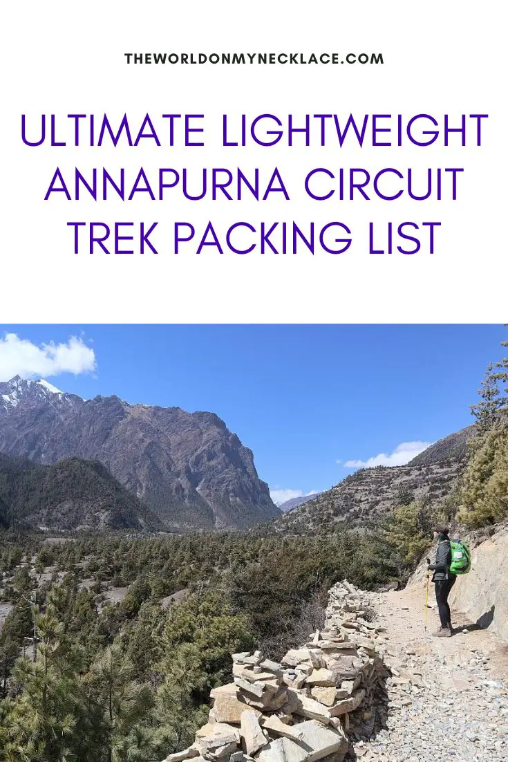 Ultimate Lightweight Annapurna Circuit Packing List