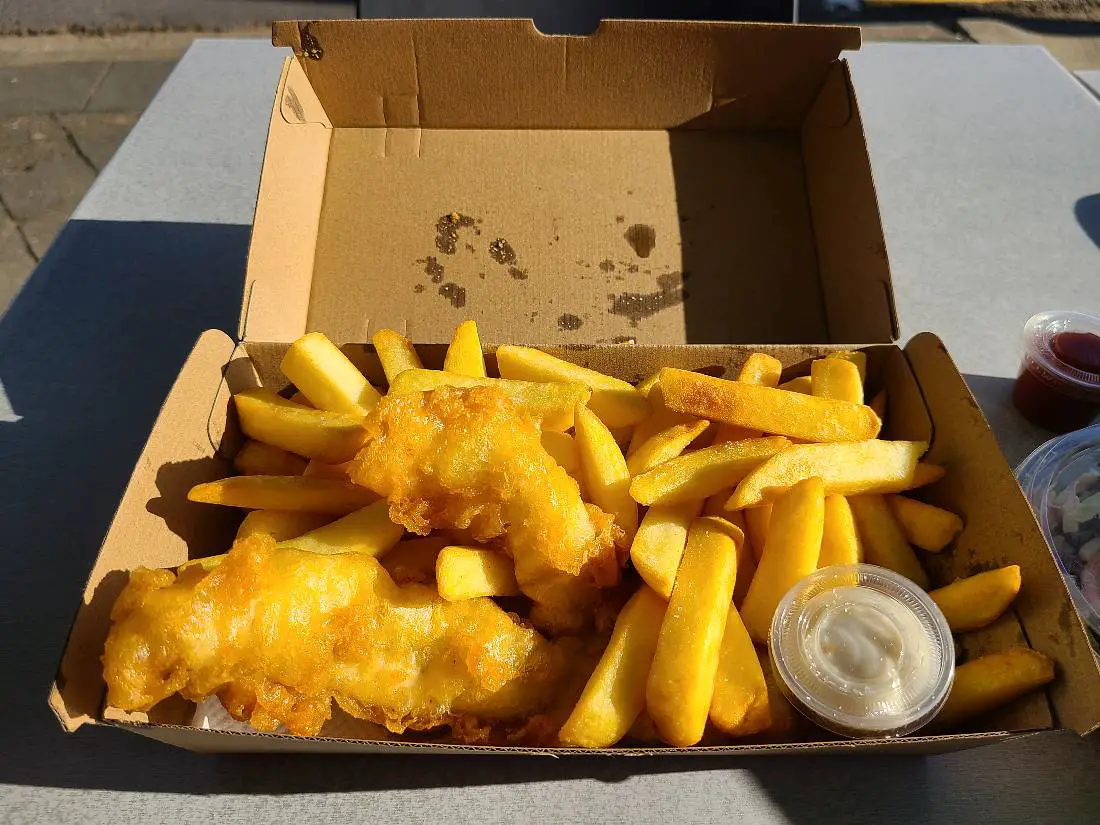 Fish and chips in Coromandel Town