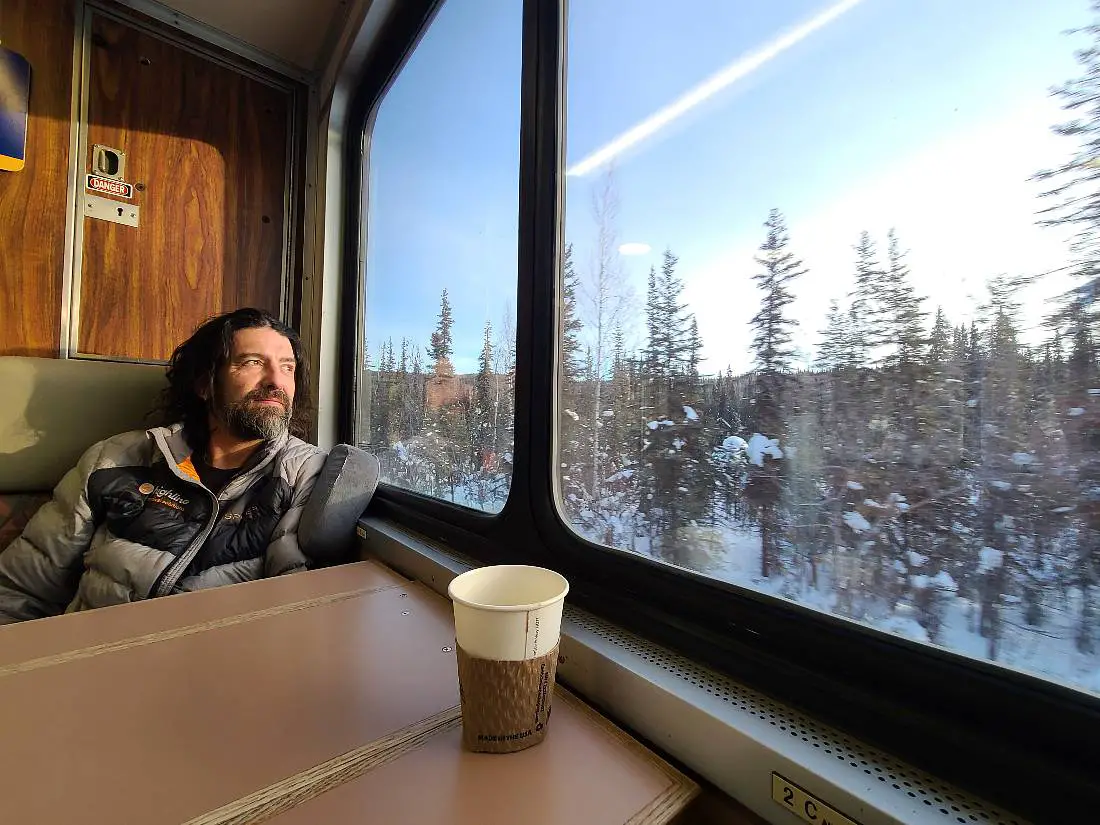 Alaska Winter Train